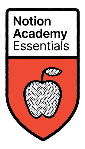 Notion Academy Essentials