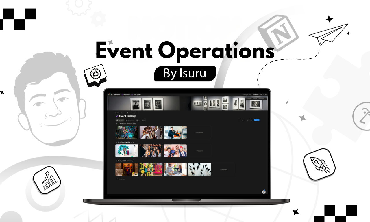 Notion Teamspace for a Photobooth Rental Company