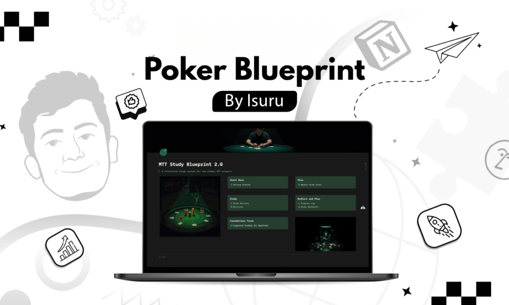 Poker study dashboard in notion