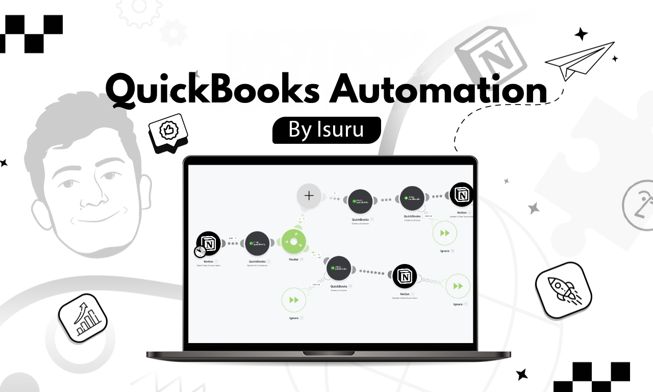 Notion + QuickBooks Automation for an Architecture Studio