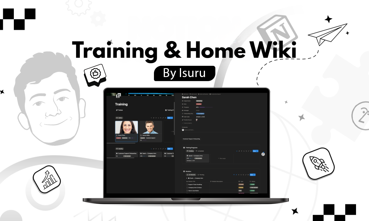 E-Commerce Company Internal Wiki and Training System