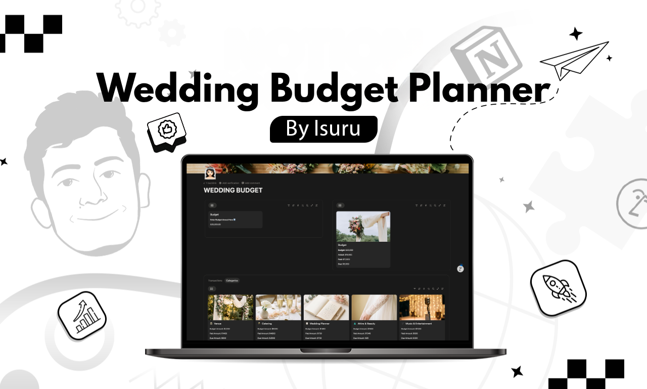 Wedding Budget Planner in Notion
