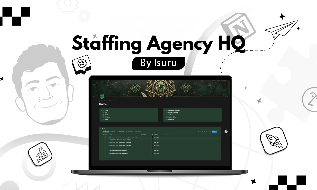 Notion Operations System for a PA Staffing Agency